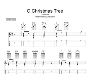 O Christmas Tree - Chord Melody TAB