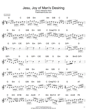 Jesu, Joy of Man's Desiring - Sheet Music