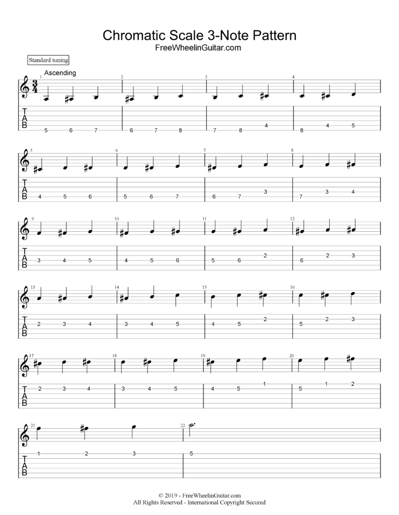 Chromatic Scale Exercises