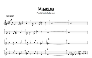 Misirlou - Sheet Music with Chords