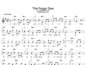 The Foggy Dew - Lead Sheet