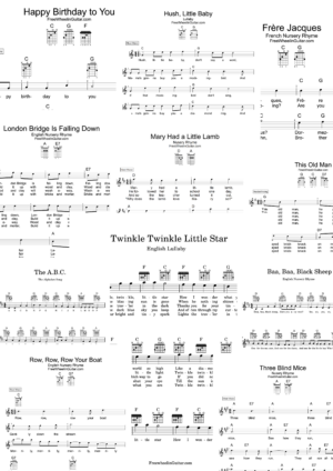 Happy Birthday + Nursery Rhymes