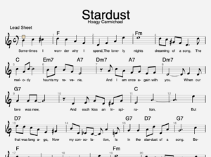 Stardust Lead Sheet PDF